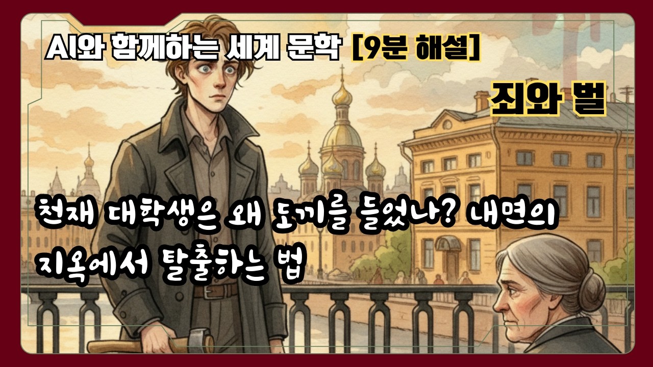 [9분 해설] 죄와 벌(Crime and Punishment) 천재 대학생은 왜 도끼를 들었나? 내면의 지옥에서 탈출하는 법 🕊️