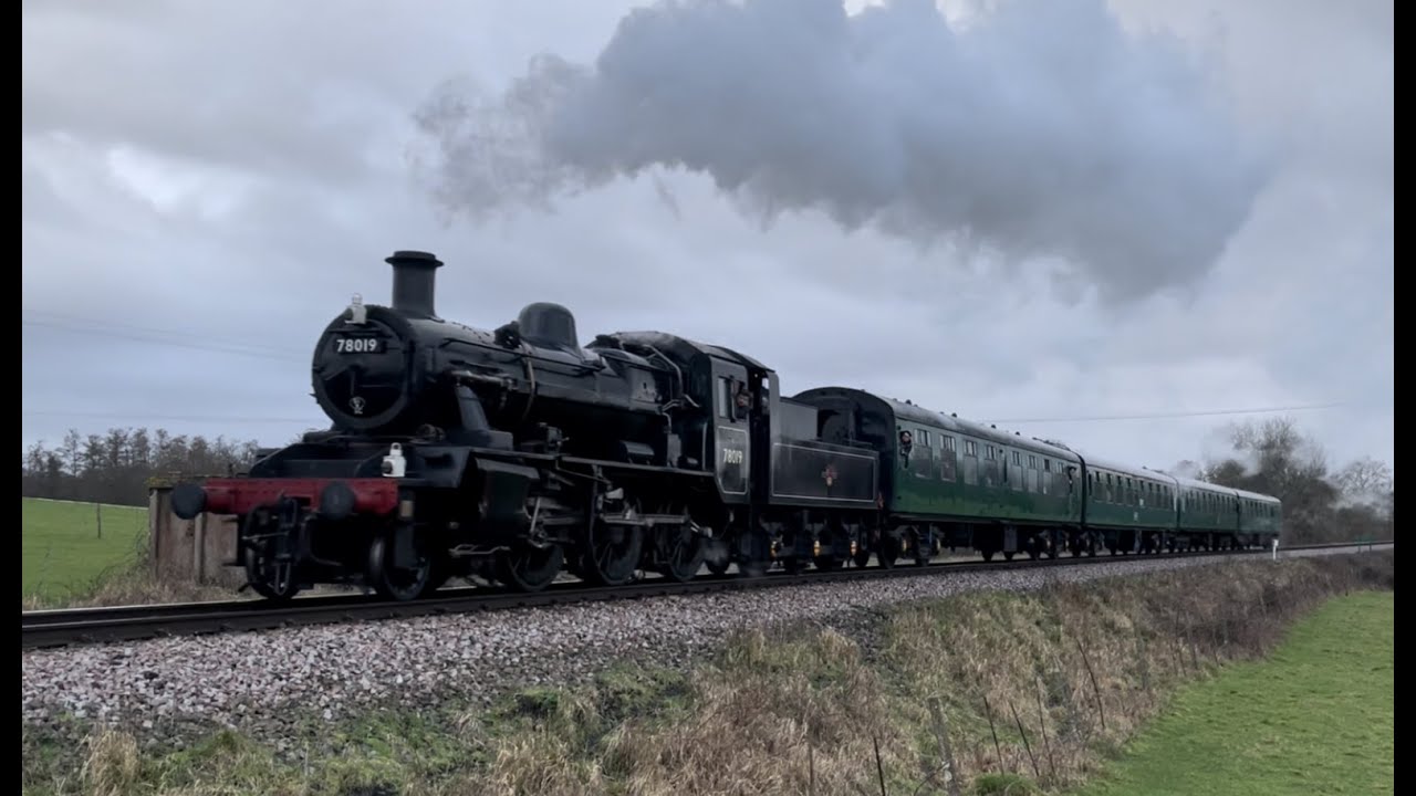 78019 in Action on the Spa Valley Railway 09/02/2024