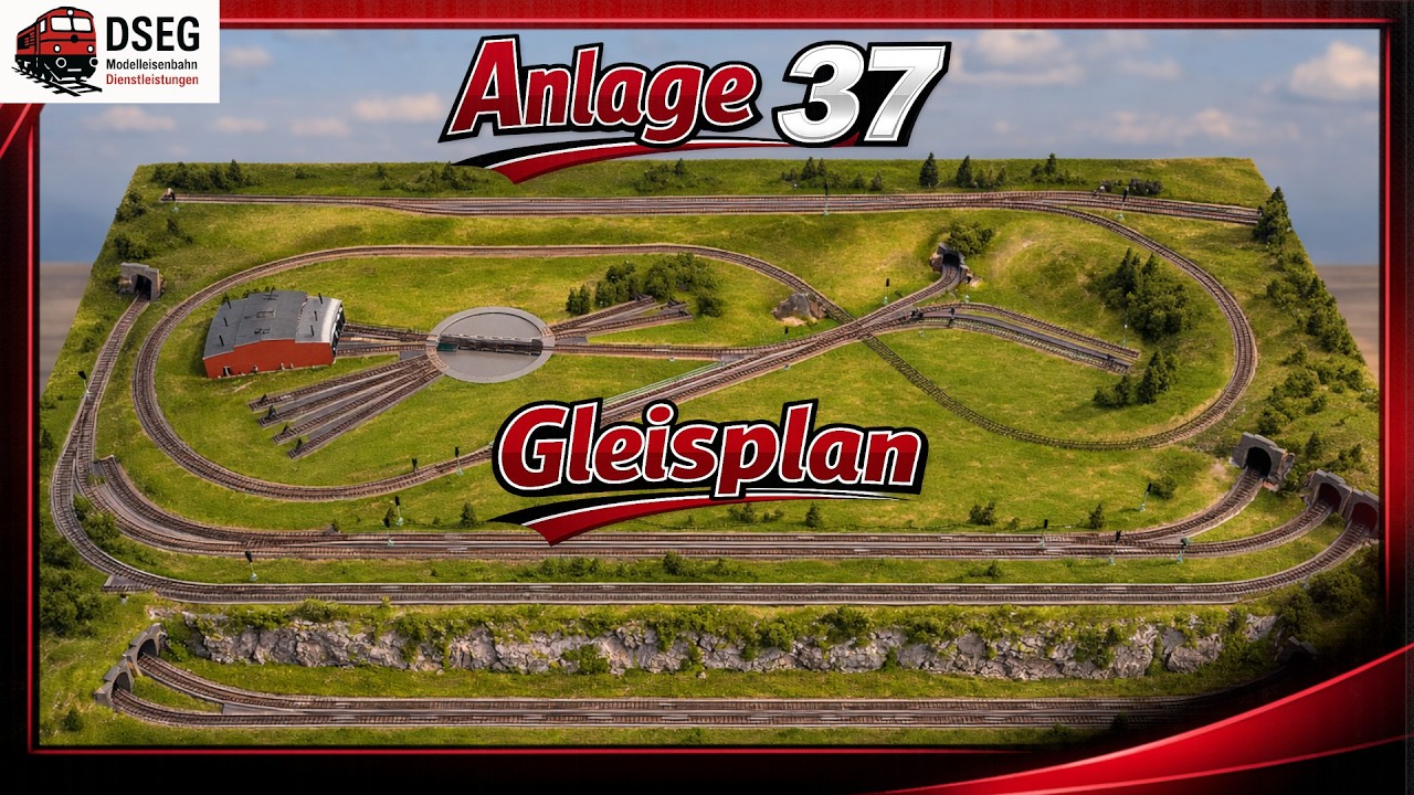 Spur N Traum auf 2,5 m&sup2;: Der perfekte Gleisplan f&uuml;r Anlage 37! 🚂🛠️
