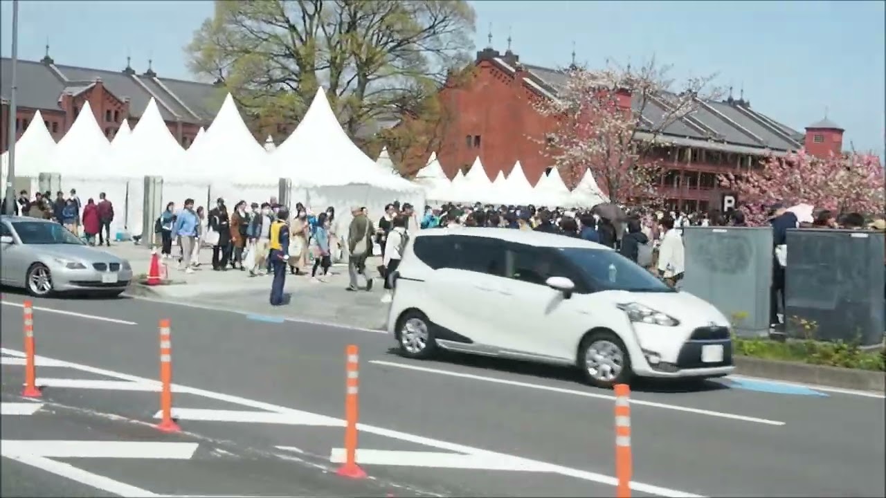 横浜市営バス 3-3568 大さん橋客船ターミナル→桜木町駅前