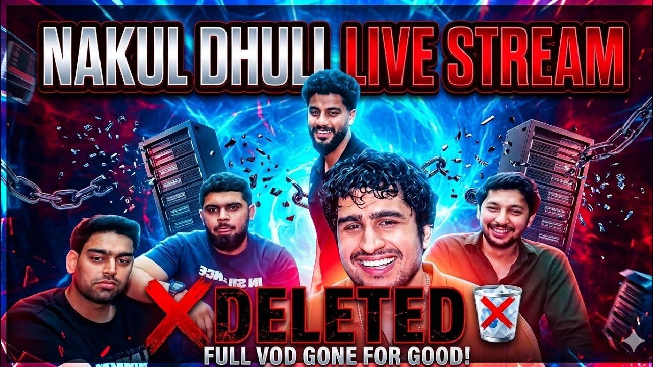 Nakul Dhull Live streaming.