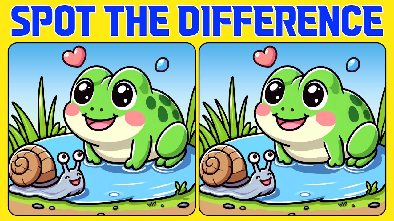 🧠🧩Spot the Difference | Try Our Beginner's Game! 《EASY》