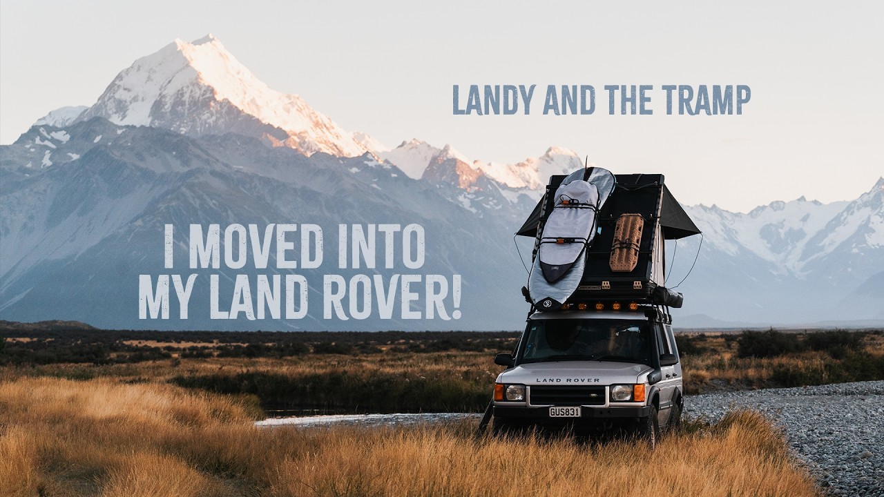 Постоянно живу в своем внедорожном кемпере Land Rover Discovery II в Новой Зеландии.