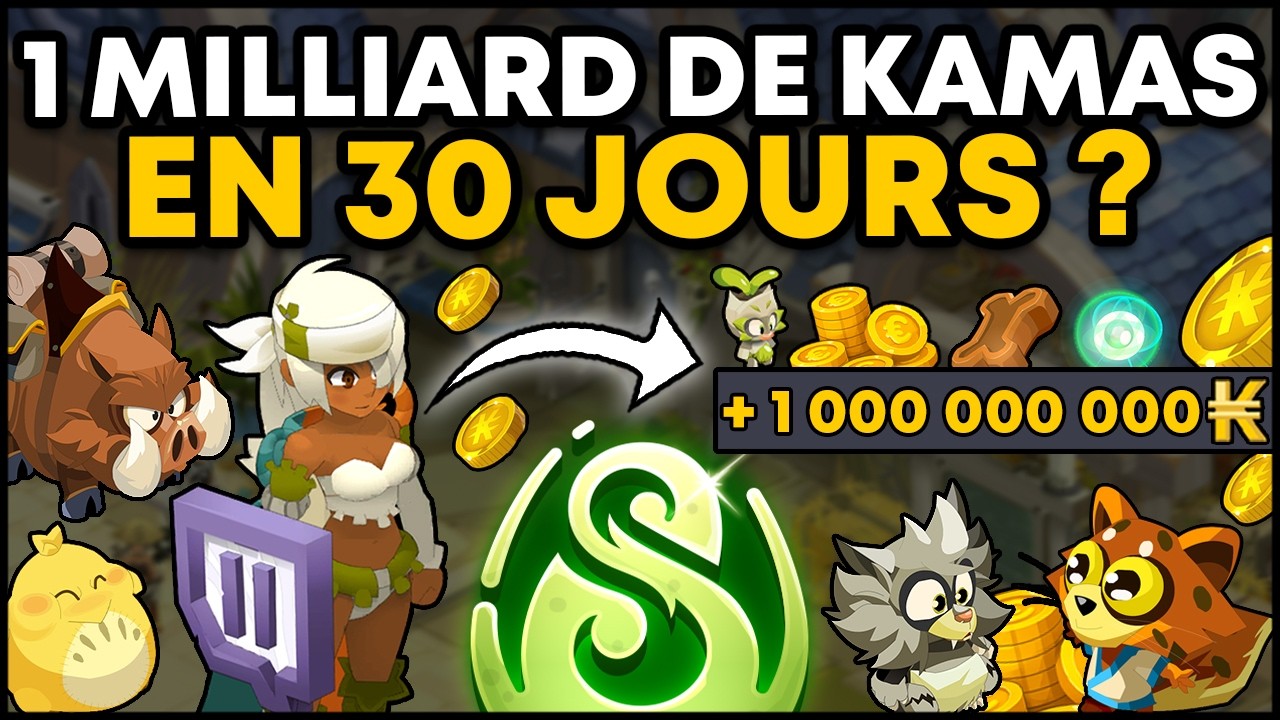 COMMENT j'ai GAGNÉ 1 MILLIARD de KAMAS en 30 JOURS sur DOFUS ?