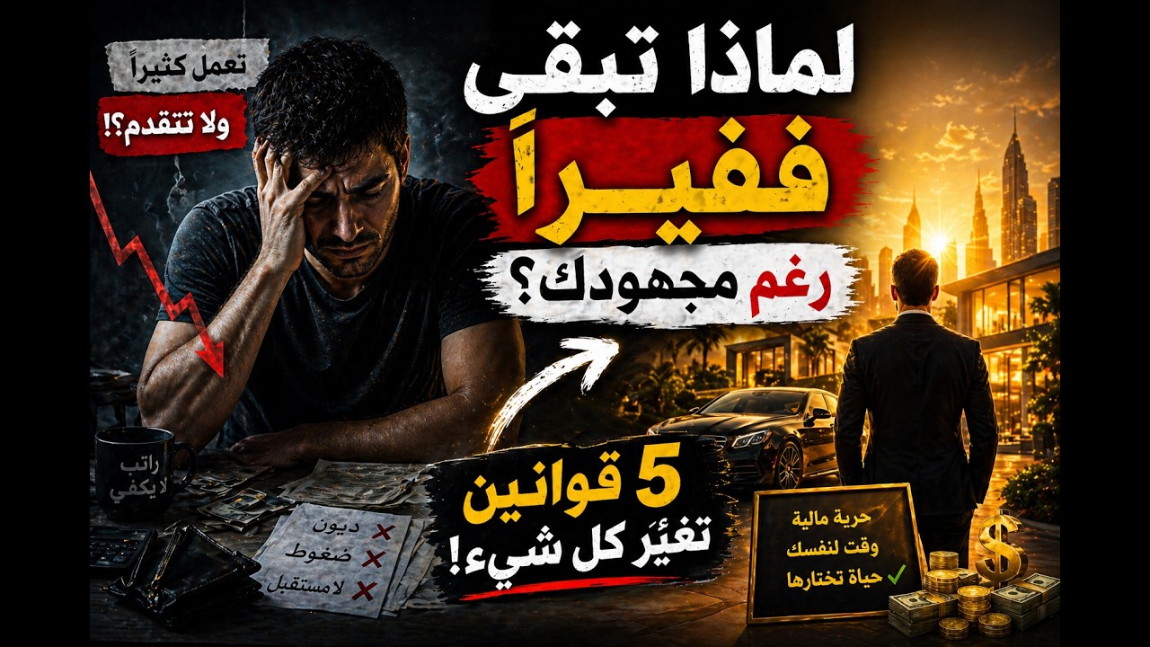 5 قوانين للثراء يجب أن تعرفها لتحقيق النجاح المالي