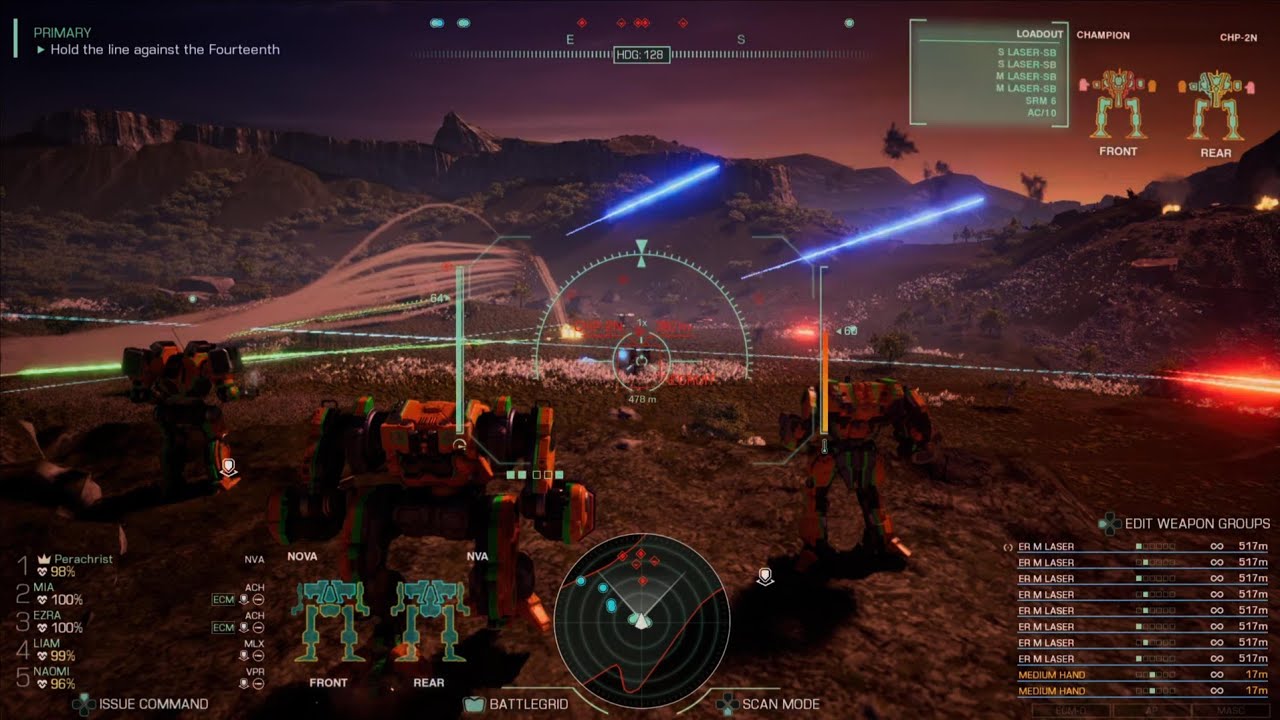 Mechwarrior 5: Clans - PS5 Gameplay 4K HDR