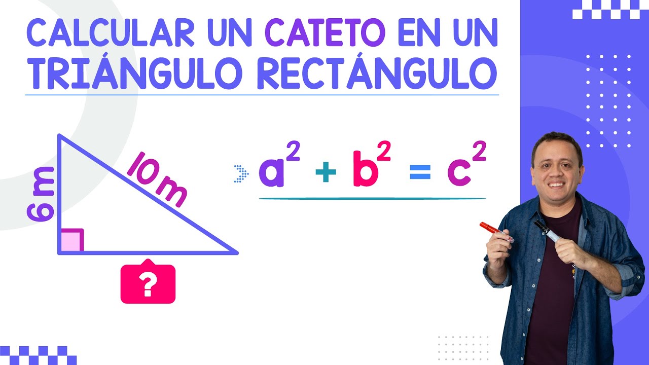 CALCULAR UN CATETO 📐 Teorema de Pitágoras