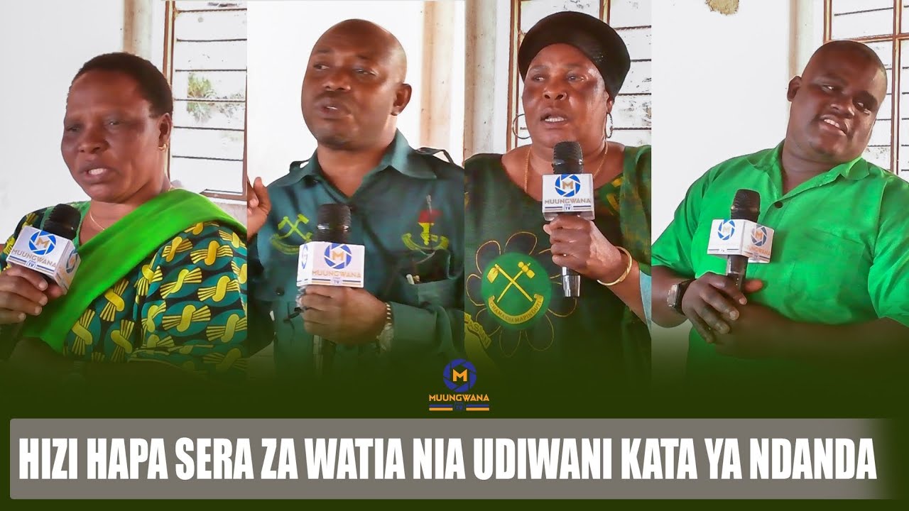 DAKIKA TATU ZA MOTO | SIKILIZA SERA ZA WATIA NIA UDIWANI KATA YA NDANDA | KAZI KWAKO