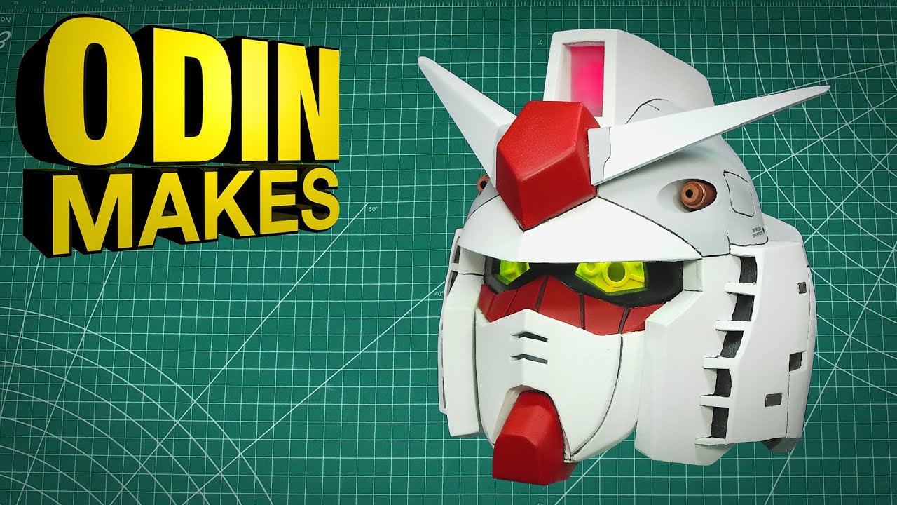 Odin Makes: RX-78-2 Head Unit from Mobile Suit Gundam