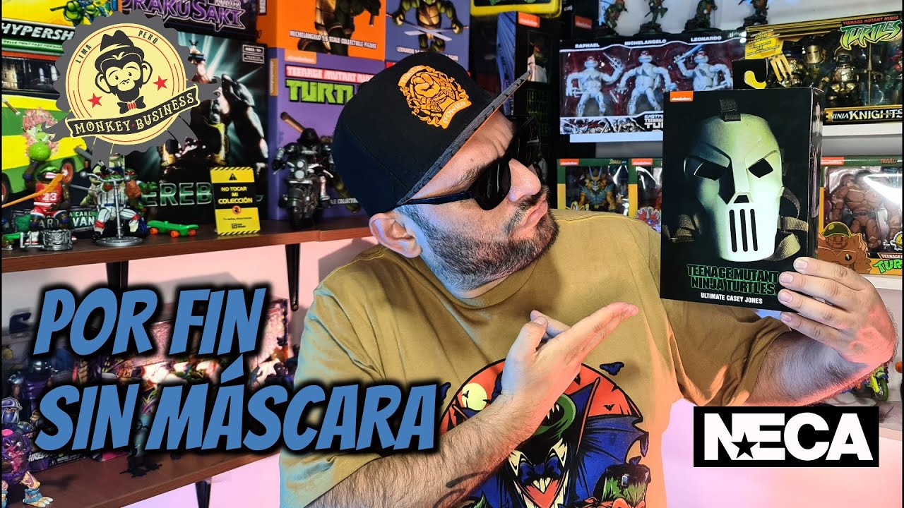 NECA ULTIMATE CASEY JONES TMNT MOVIE 1990 - UNBOXING / COMPARACIÓN  EN ESPAÑOL