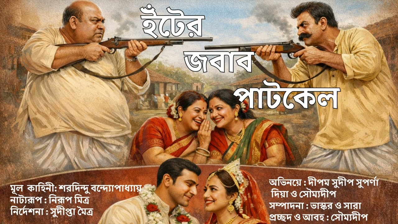 ইঁটের জবাব পাটকেল | ITER JOBAB PATKEL |  #audio  #books #storytelling #bengali #comedy #drama