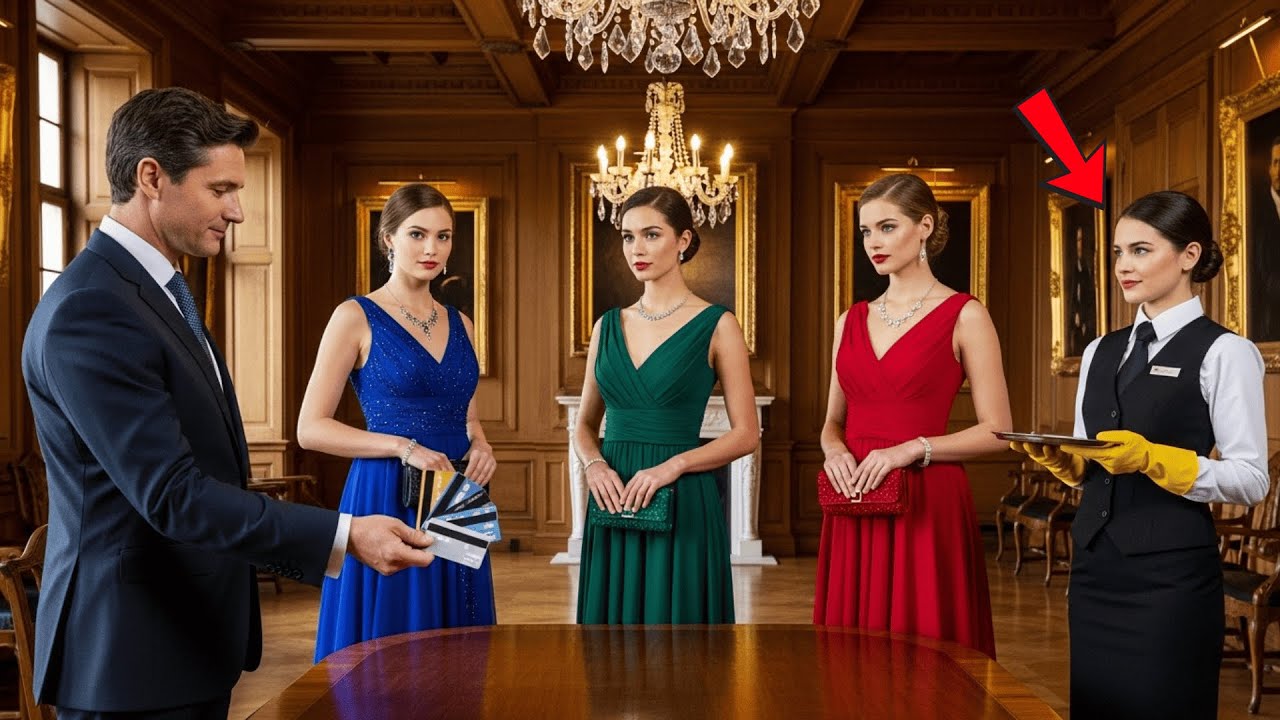 Milionarul A Dat 4 Carduri De Credit La 4 Femei&hellip; Dar Guvernanta L-A Uimit