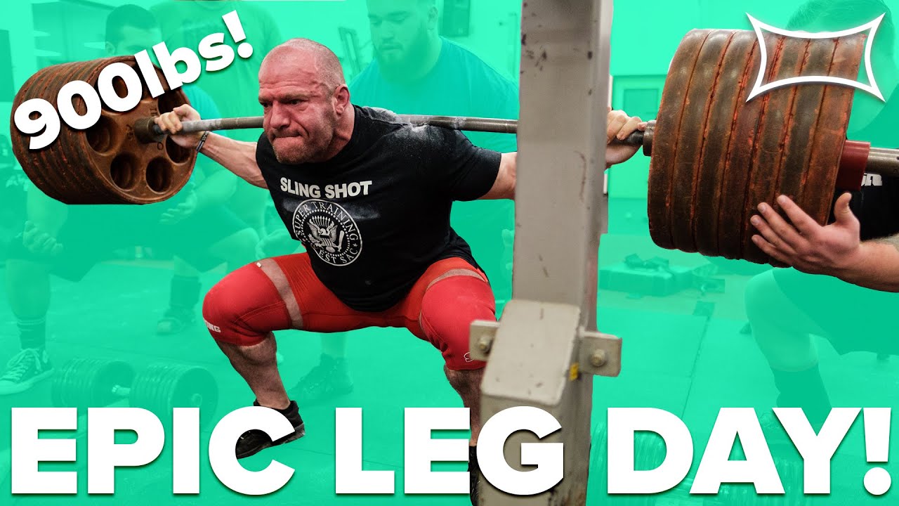 WHAT 900lbs Feels Like | INSANE SQUAT WORKOUT