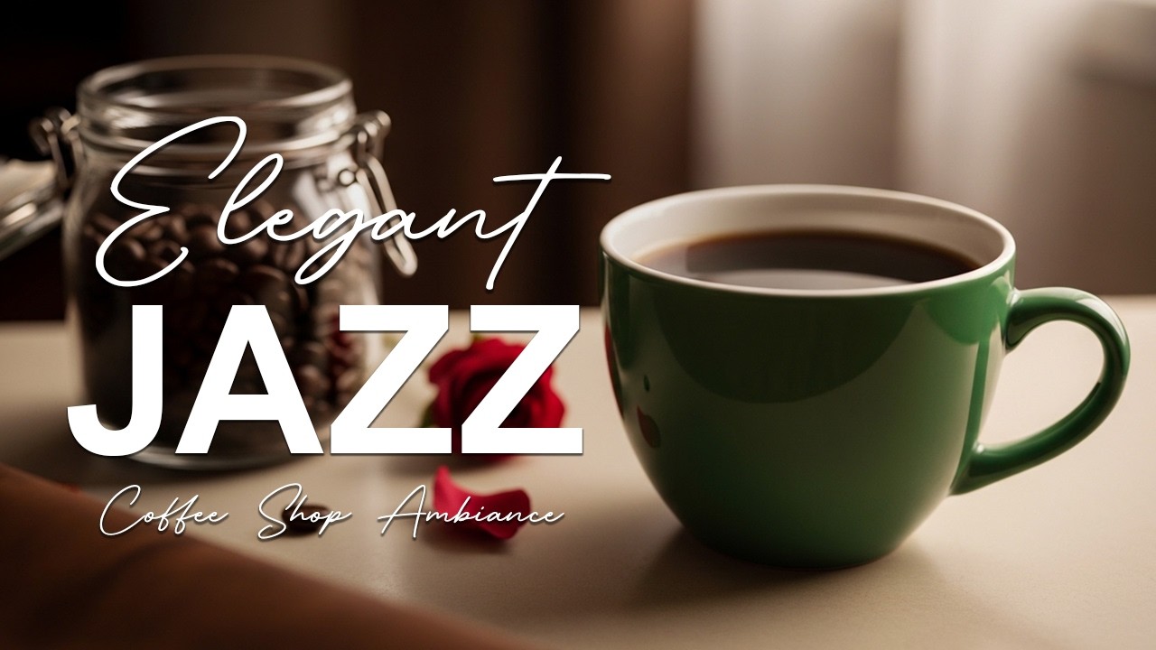 Elegant Jazz Music ☕ Coffee Shop Ambiance with Relaxing Jazz & Bossa Nova Piano for Great Mood