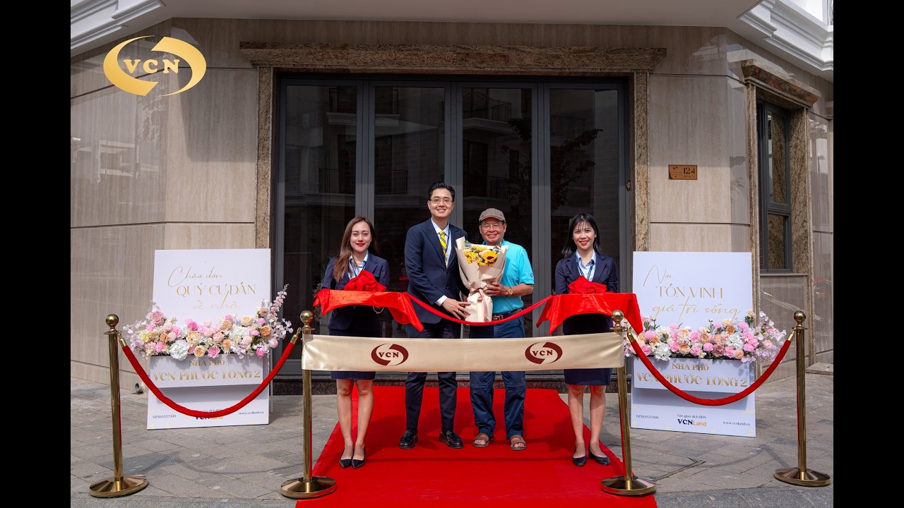 Nhà phố VCN Phước Long 2 sẵn sàng bàn giao | Trao chìa khóa, Trao niềm tin | VCN Land