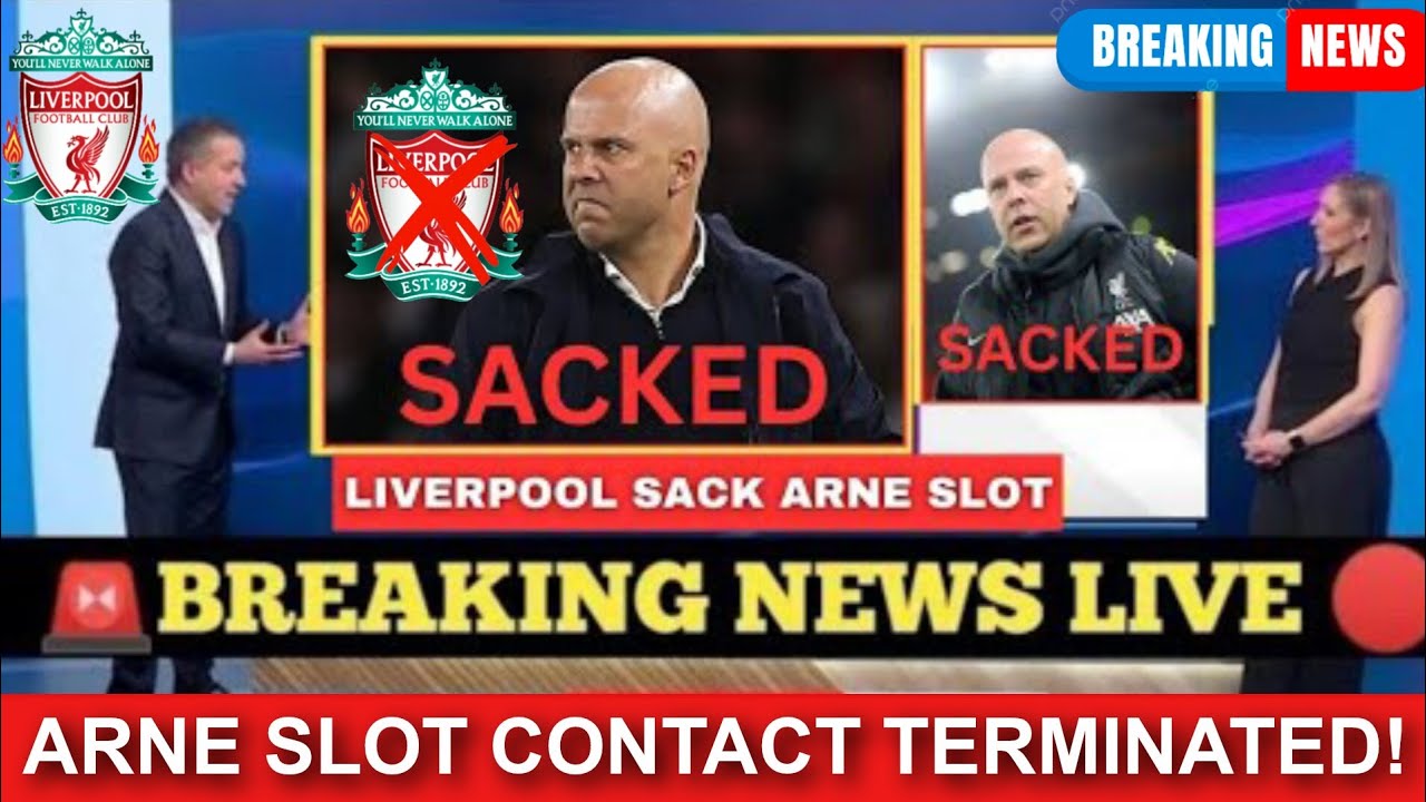 LIVERPOOL CUT TIES! TERMINATED ARNE SLOT CONTRACT! IT’S OVER! SLOT FIRED AS LIVERPOOL CRASH