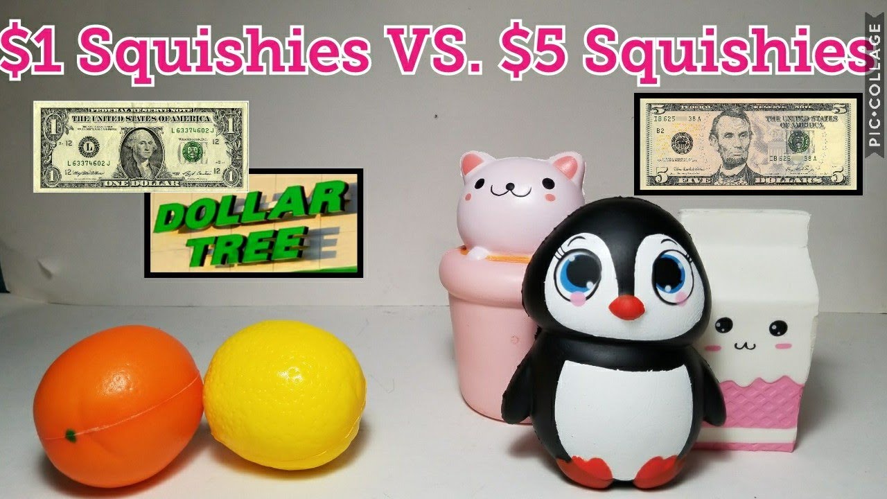 $1 Dollar Squishies VS. $5 Dollar Squishies!