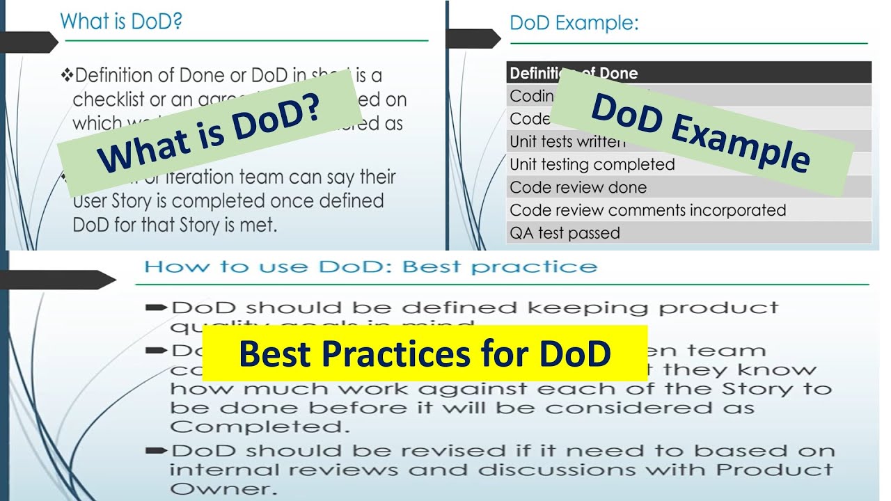 DoD in Agile Scrum | 