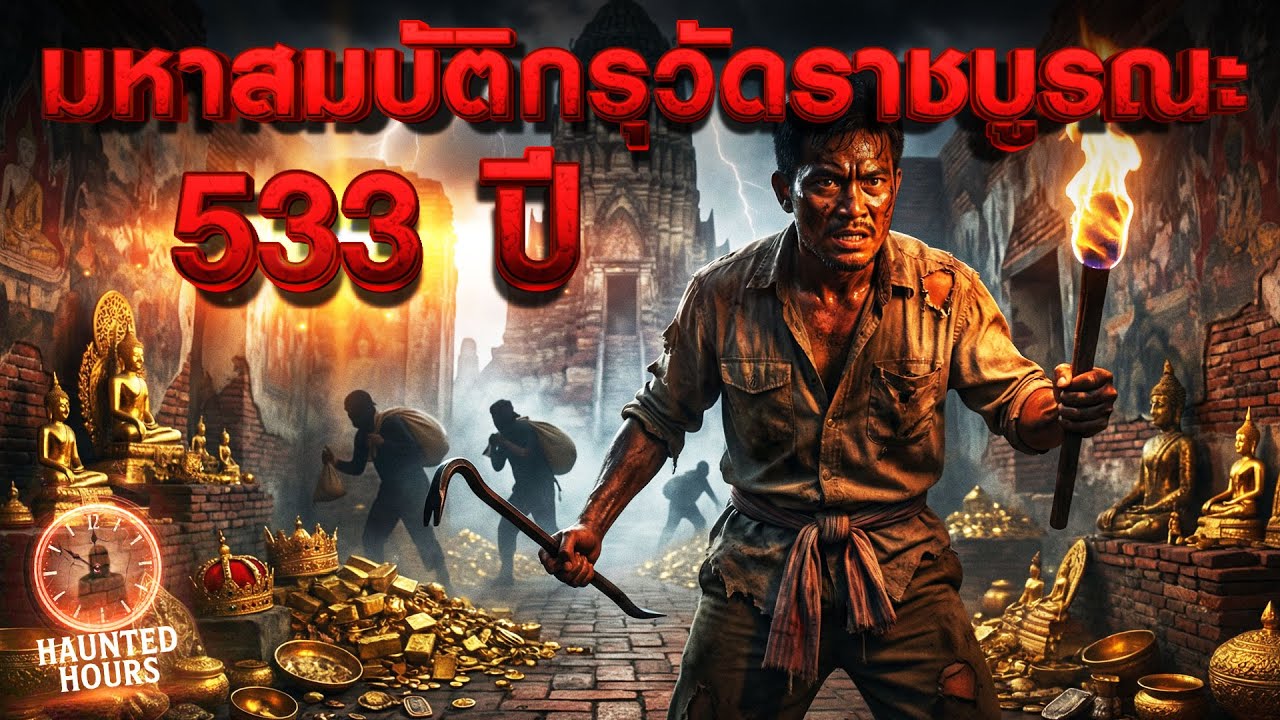 คดีปล้นสมบัติแผ่นดิน กรุวัดราชบูรณะ เรื่องจริงในประวัติศาสตร์ไทย | Haunted Hours TH - ชั่วโมงสยอง