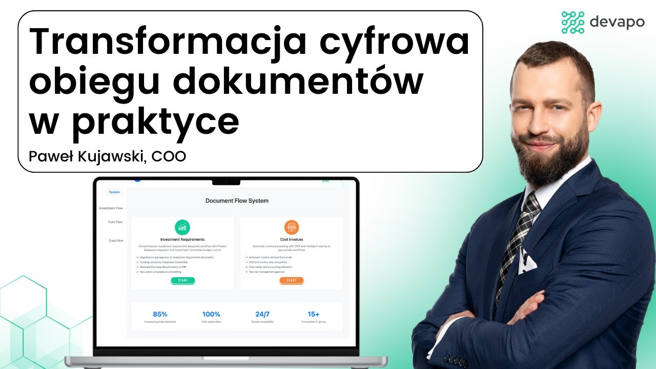 Transformacja cyfrowa obiegu dokument&oacute;w w praktyce