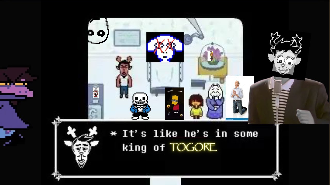 Deltarune/Undertale memes that are in some king of TOGORE DREEMUR