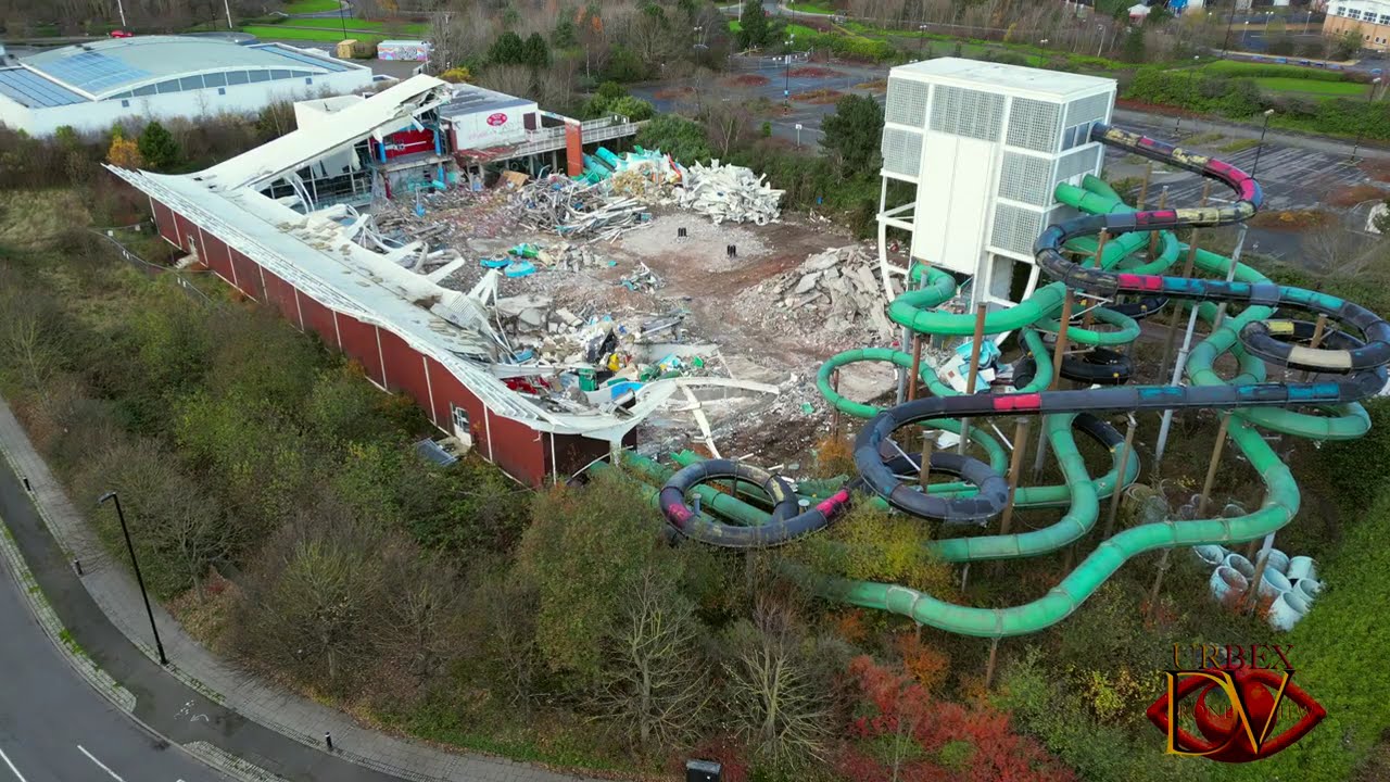 Wet N Wild Waterpark North Shields Split In Two! Demolition Update - Dec 6th, 2024
