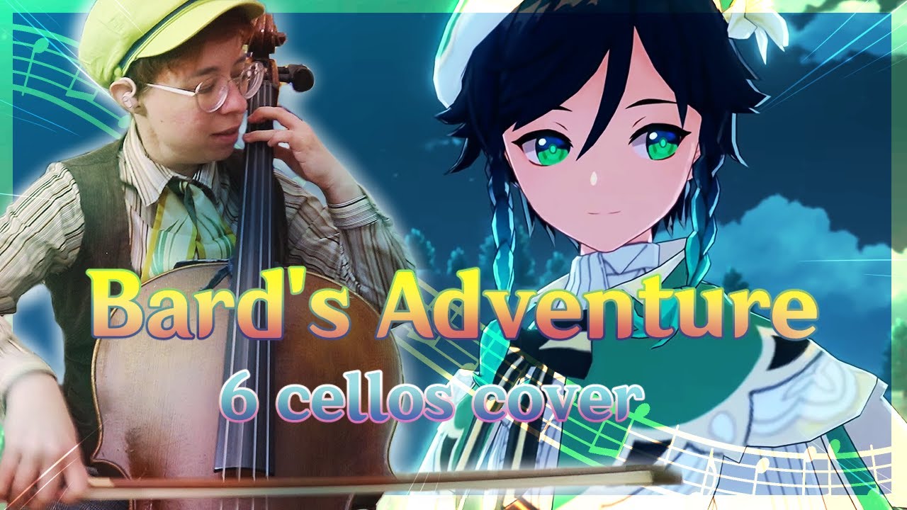 🎻 Bard's Adventure (Venti's Theme) [6 CELLOS COVER] || #genshinimpact #venti #原神 #hoyoverse
