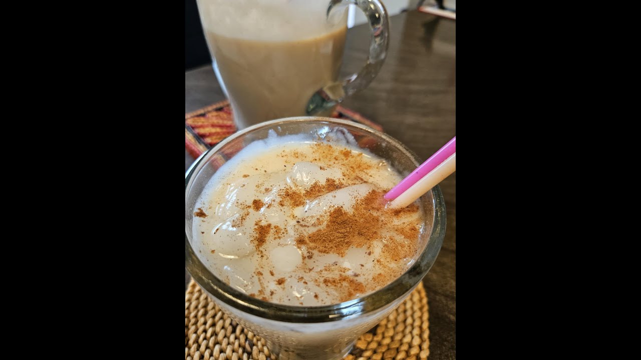 Chicha criolla super cremosa.  Una bevanda cremosa e squisita.Devi provare per credere!