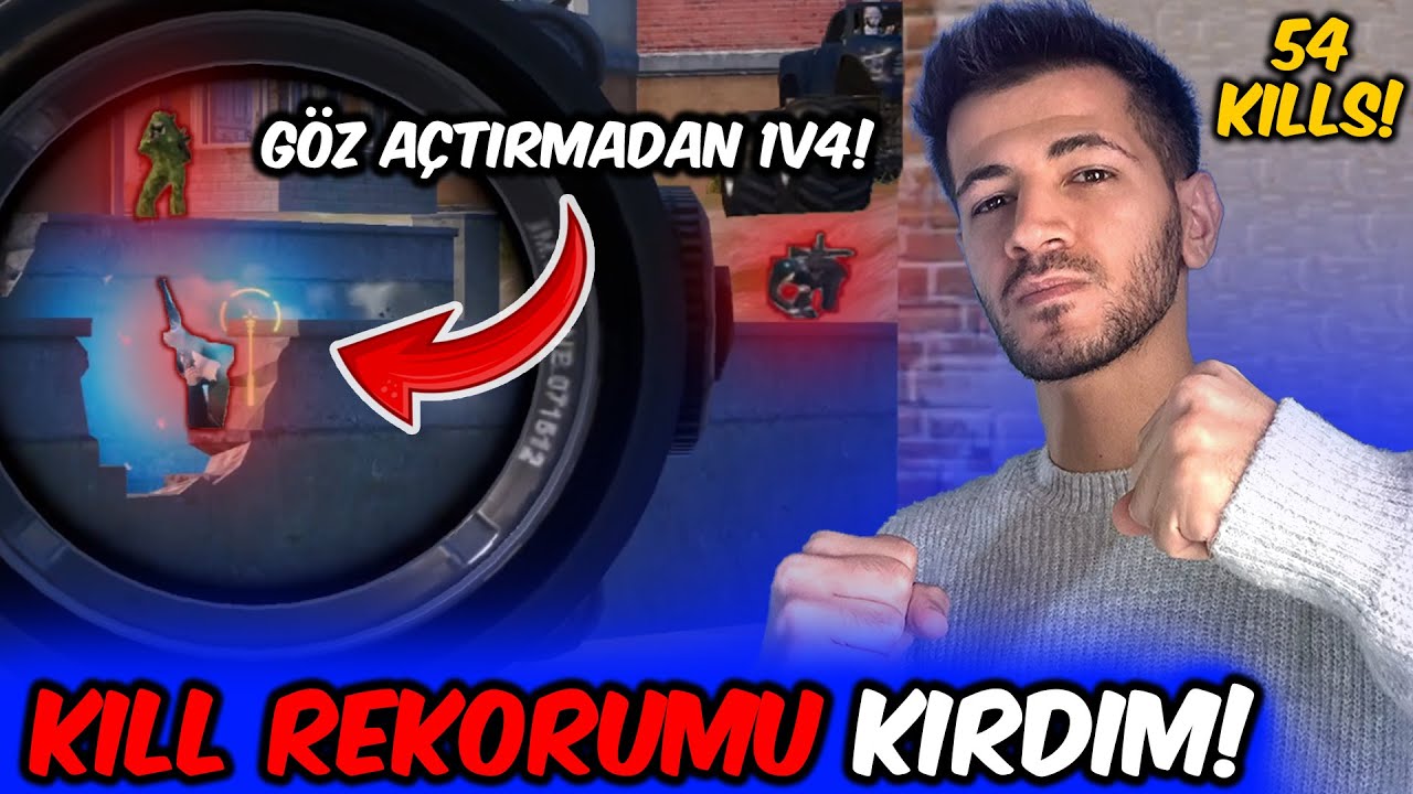 ERANGEL'DE KILL REKORUMU KIRDIM!! ONE MAN SQUAD / PUBG MOBİLE