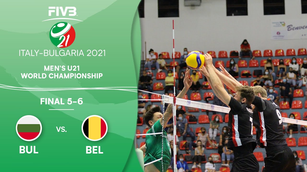 BUL vs. BEL - Final 5-6 | Full Game | Men's U21 Volleyball World Champs 2021