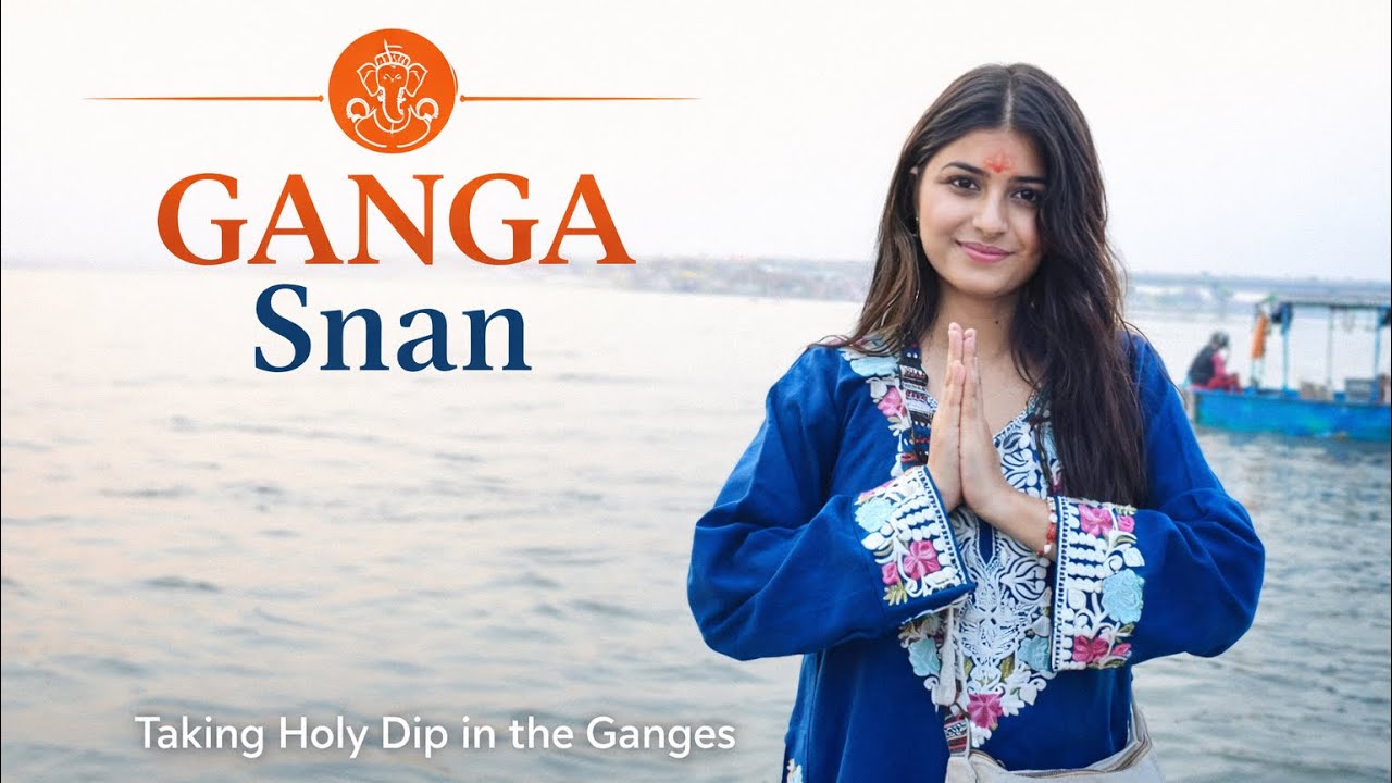 GANGA SNAN 🛶Mein pohoch Gaye Mummy Papa sath🌺