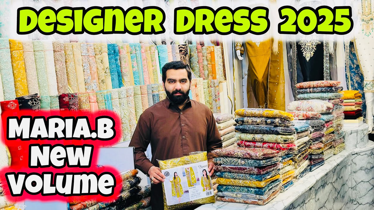 Maria.B New Fancy Volume 2025🌼Low Price Beautiful Designer Dress🌸Best Party & Wadding Wear Dress