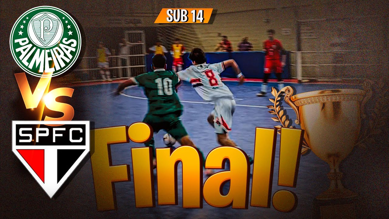CL&Aacute;SSICO NA FINAL SUB 14 - PALMEIRAS x S&Atilde;O PAULO