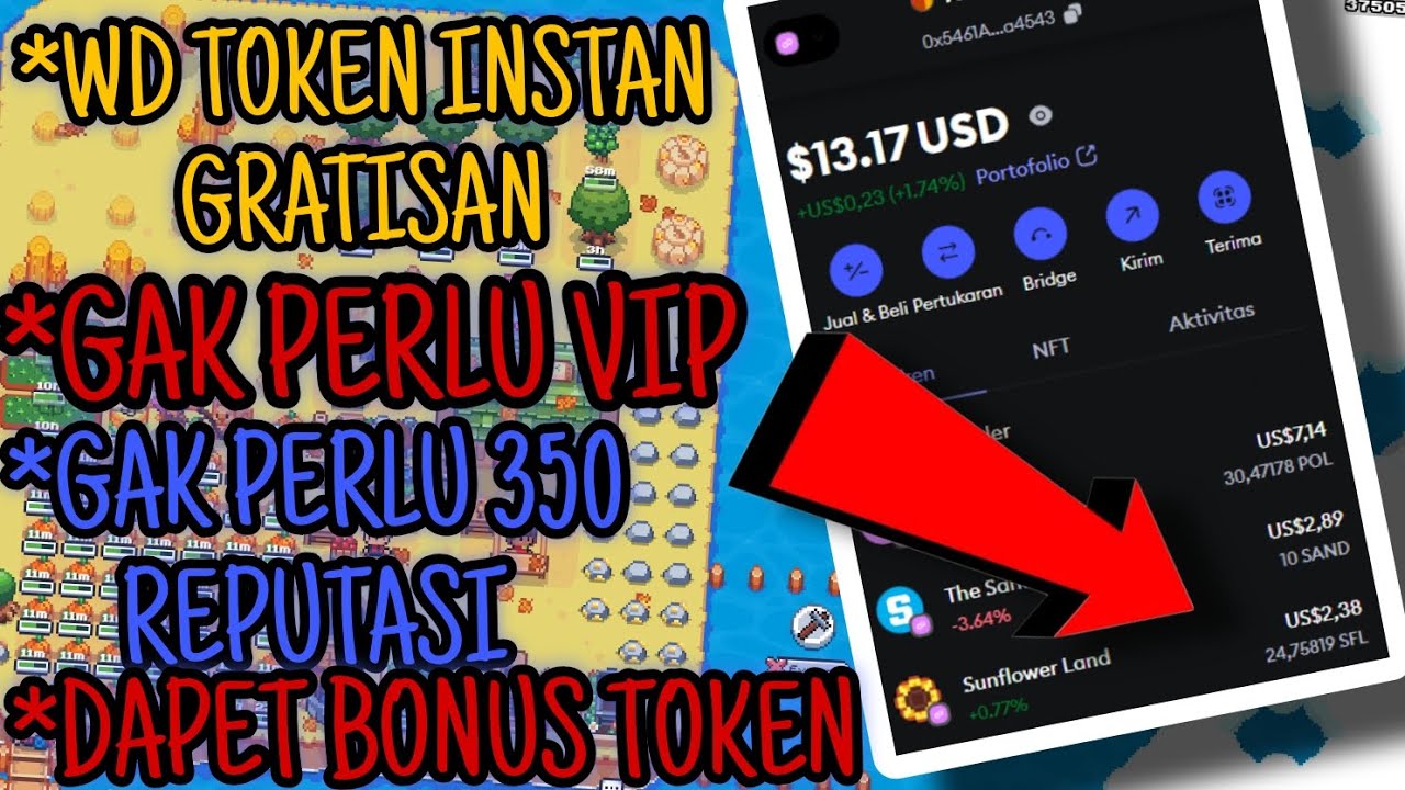 TUTORIAL WITHDRAW GRATISAN GAME PENGHASIL UANG ANDROID JUGA BISA SUNFLOWER LAND