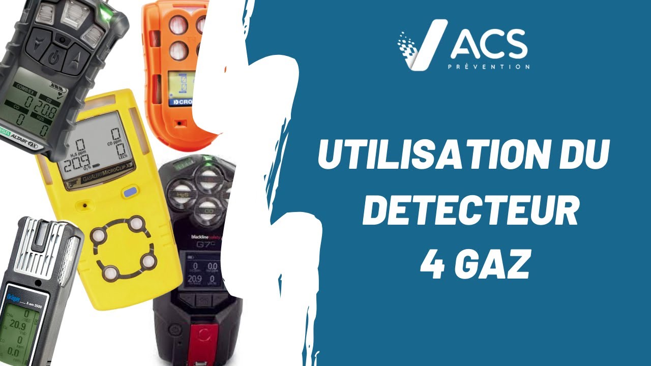 Utilisation détecteur 4 gaz