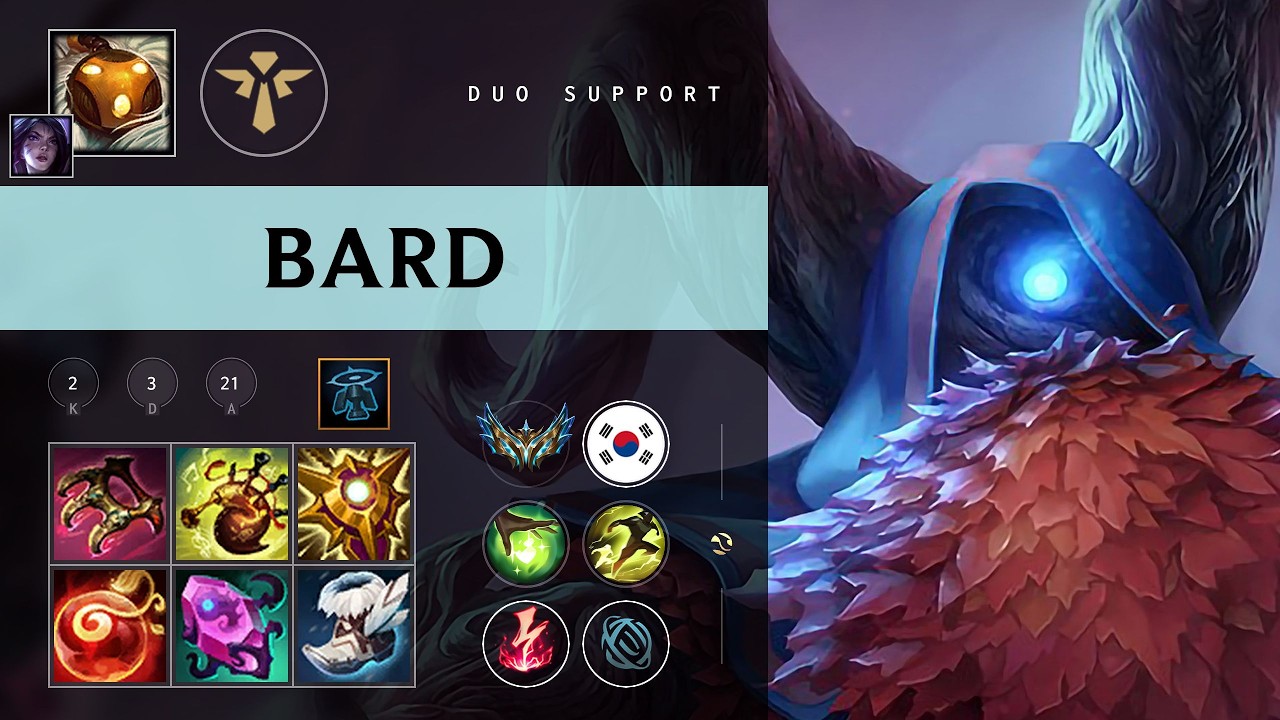 Bard Support vs Neeko - KR Challenger Patch 26.08