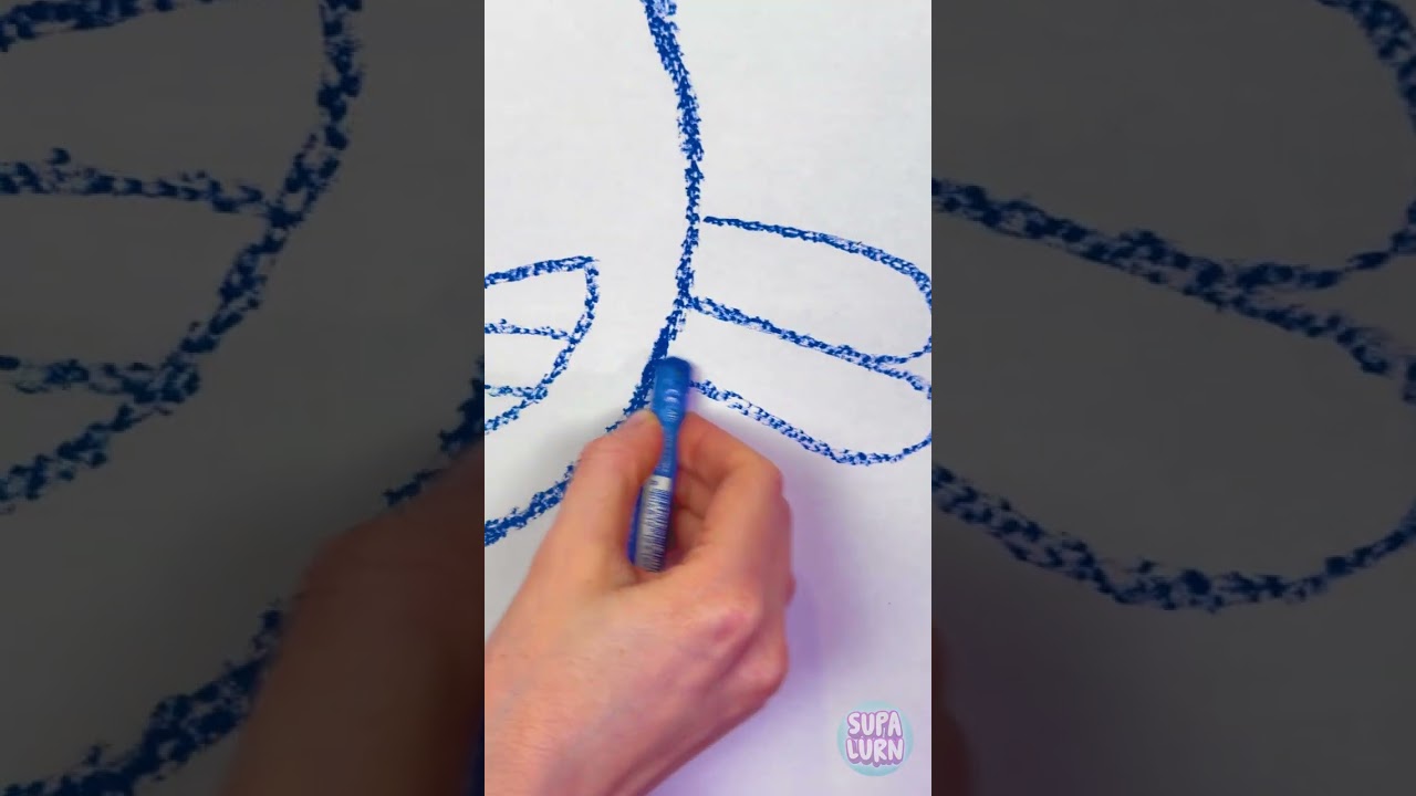 Learn Shapes & Draw a Cute Bird 🐦⭕ #preschoollearning #learning