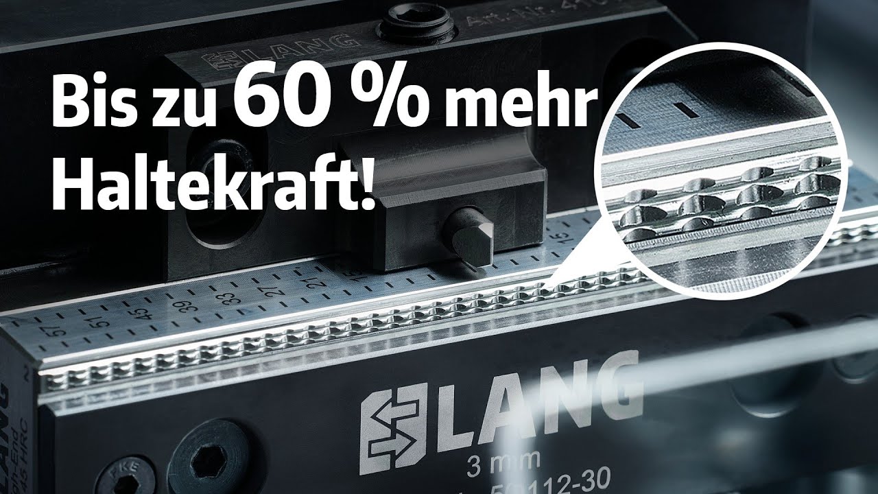 Weiterentwicklung der Prägestation und Schraubstöcke für noch mehr Performance beim Fräsen