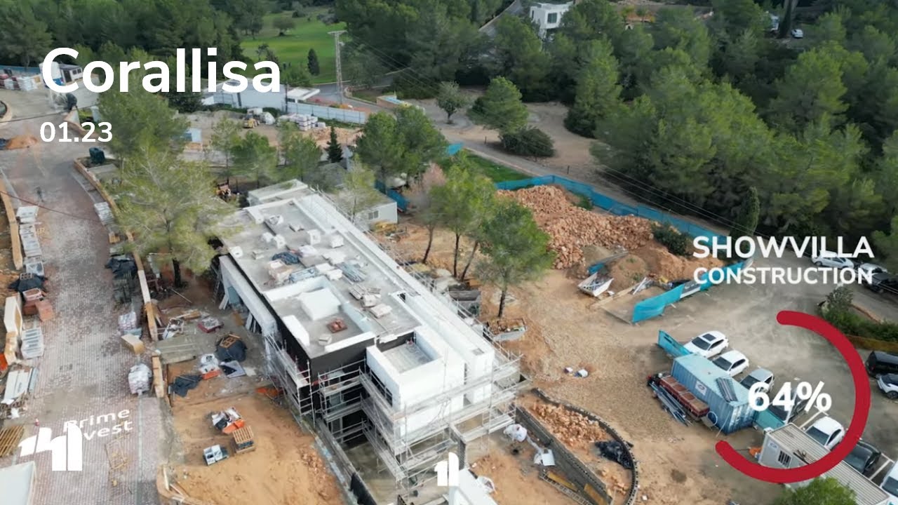 Corallisa Signature Homes Ibiza | Construction Progress / January 2023