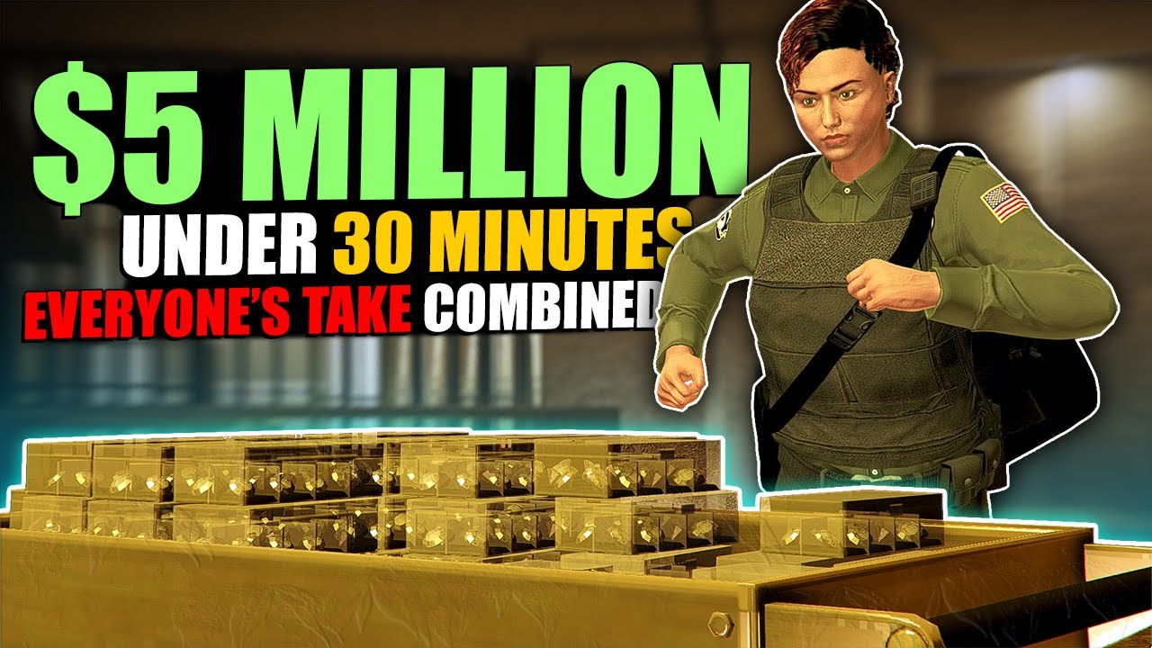 $5 Million In Under 30 Minutes!, With Casino Heist Gl!tch | Big Con *Bugstar & Maintenance*