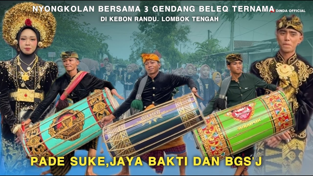NYONGKOLAN BERSAMA 3 GENDANG BELEQ TERNAMA PADE SUKE,JAYA BAKTI DAN BGS'J DI KEBON RANDU