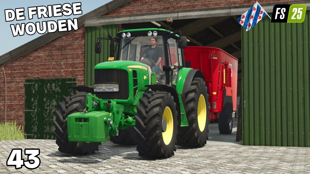 Voor Het Eerst Gemengd Rantsoen Voor De Koeien Maken | De Friese Wouden #43 | FS25