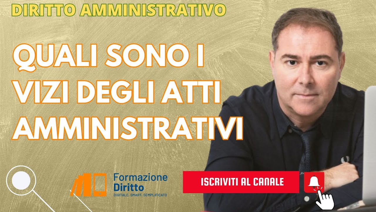 Quali sono i vizi degli atti amministrativi?