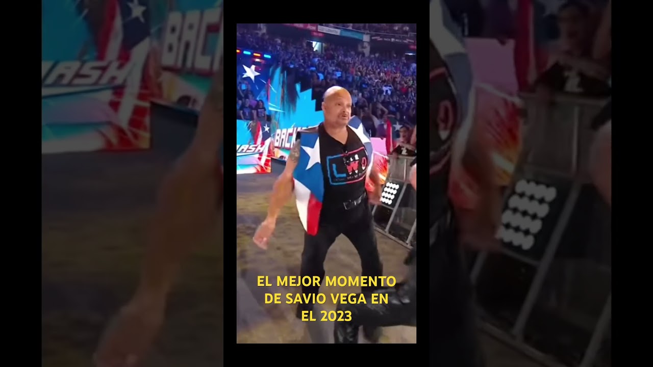 El MEJOR MOMENTO DE SAVIO VEGA EN EL 2023 #iwa #wwc #saviovega #luchalibre #shorts #wwe