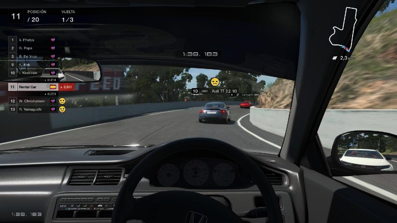 Gran Turismo 7 (GT7) Mount Panorama DS5 - Honda Civic EG SiR II 1993 - 2025-12-13 1806h