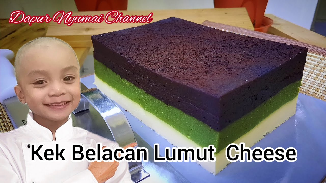 Kek Belacan Lumut Cheese || Kek Lapis Kukus @ Steamed Layer Cake || Kek Lapis Sarawak || Easy Steps