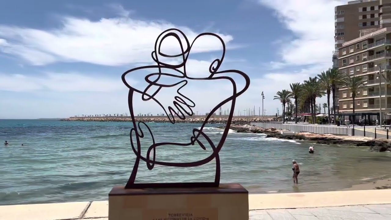 Torrevieja beach front May 2022