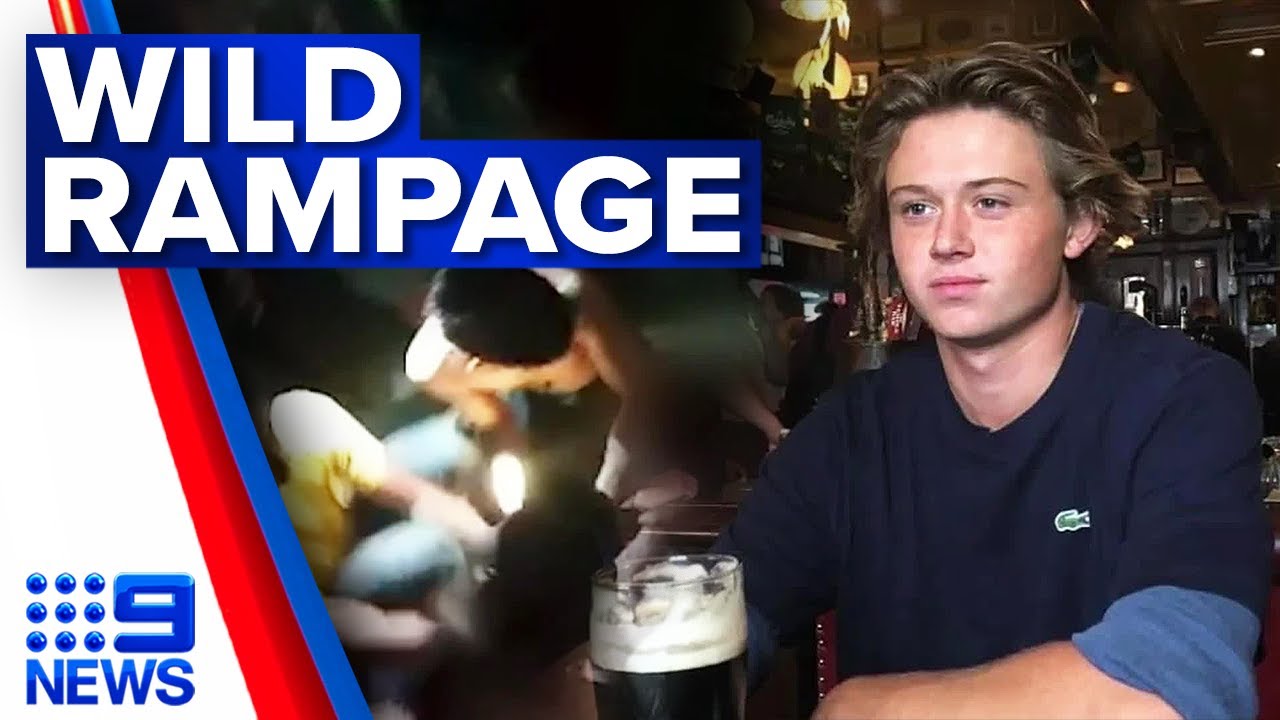 Australian tourist arrested after alleged rampage in Indonesia | 9 News Australia