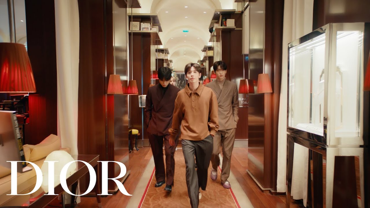Join TOMORROW X TOGETHER in getting ready for the #DiorWinter24 show