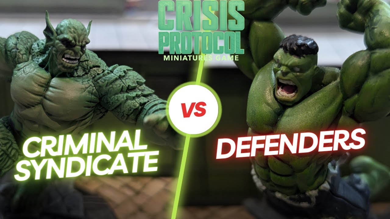 Defenders Vs Criminal Syndicate ~ Marvel Crisis Protocol Battle Report #82